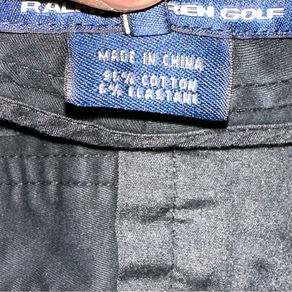 Polo Ralph Lauren Golf Womens Chino Pants Size 6 Black Flat Front Zipper Pockets - Picture 6 of 13